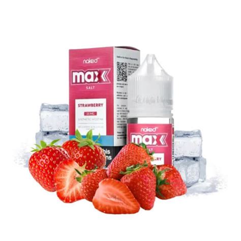 NAKED NICSALT MAX STRAWBERRY ICE MLNAKED