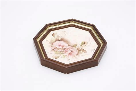 Quadro Octagonal Flores Prop It