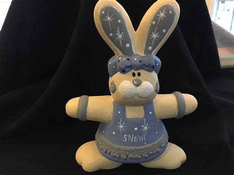 Hand Painted Ceramic Bunny For All Occasions Great T For Etsy