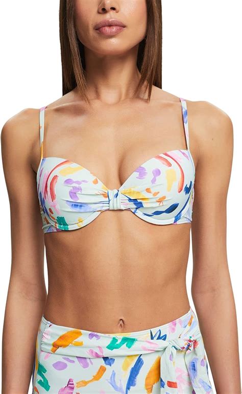 ESPRIT Women S Taba Beach RCS Push Up Bra Bikini Amazon Co Uk Fashion