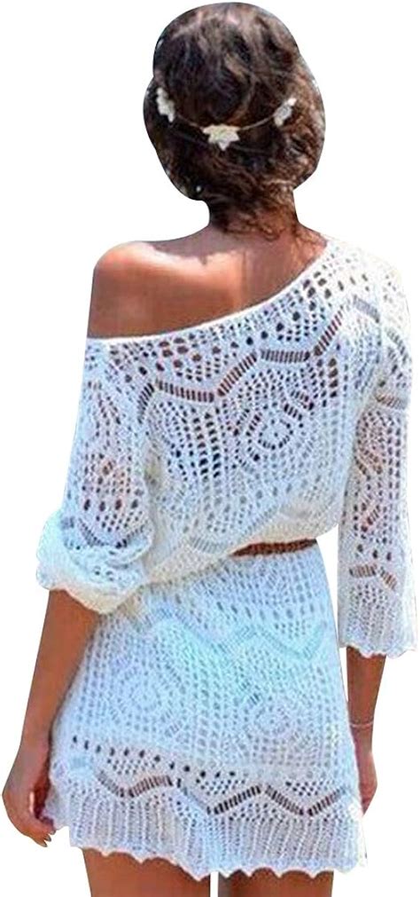 Strandkleider Bikini Cover Up Kurzes Spitze Beach Kleid Strandkleid Beachkleider Sommerkleider