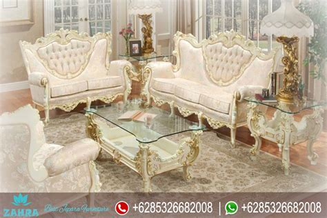 Sofa Tamu New Klasik Mewah Terbaru Victorian Series Srt Zahra