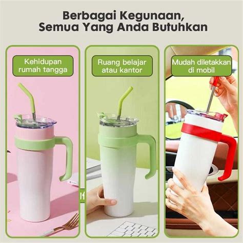 Jual Tumbler Stainless Ml Hot And Cold Botol Minum Termos Liter Double Wall Tahan Panas