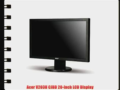 Acer V203H CJBD 20-Inch LCD Display - video Dailymotion