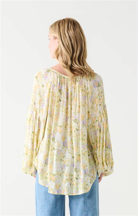 Floral Peasant Blouse Shopmagnolias