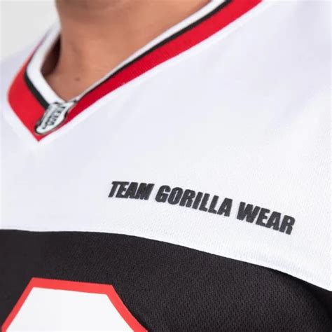 Бързосъхнеща тениска Trenton Football Jersey Blackwhite Gorilla