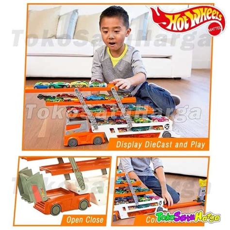 Promo Hot Wheels Hw Mega Hauler Rig Truck Truk Hotwheels Pengangkut 50 Lutofia Diskon 50 Di
