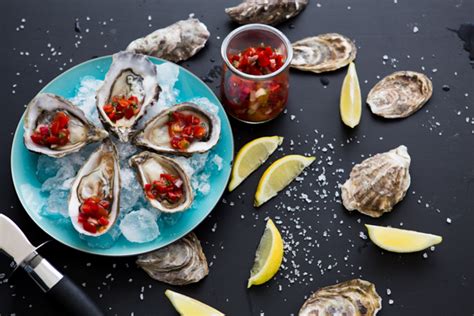 Fresh Oysters With Tomato Salsa Multicultural Kitchen