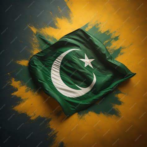 Pakistan Flag Beautiful Presentation | Premium AI-generated image