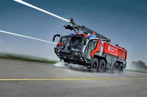 Rosenbauer Panther 8x8 Airport Firetruck EV P Pinterest