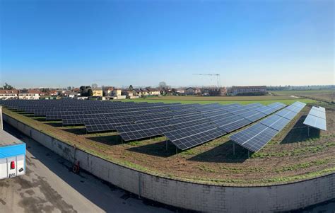 Completamento Parco Fotovoltaico Da 1 Megawatt A Marcallo Con Casone