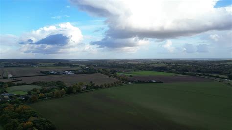 British Countryside Village's Landscape of Bedfordshire, England ...