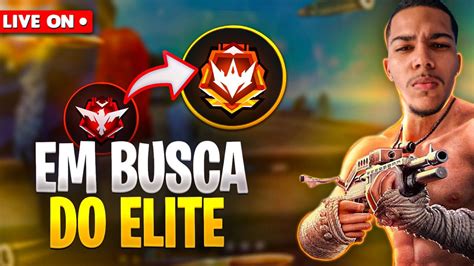 FREE FIRE AO VIVO PEGANDO ELITE NOVA TEMPORADA FREEFIRE AO VIVO