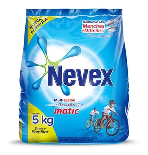 Nevex Matic Jabon En Polvo 5 Kilos MercadoLibre