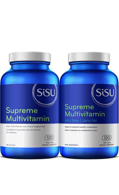 Multivitamin Supplements Sisu Premium Supplements Canada