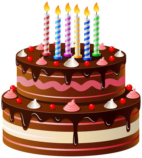 clip art of birthday cakes 5