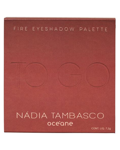 Riachuelo Paleta de sombras Nádia Tambasco Nude to Go Fire 7 2g Océane
