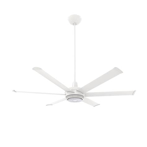 Big Ass Fans 60 Inch Es6 Ceiling Fan Kit Universal Mount W 32 Inch Ext Tube In White MK ES62