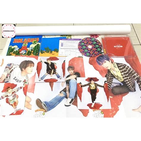Jual Ready Stock Nct Dream Hot Sauce Jewel Case Version Vers Rolled Poster Free Tube