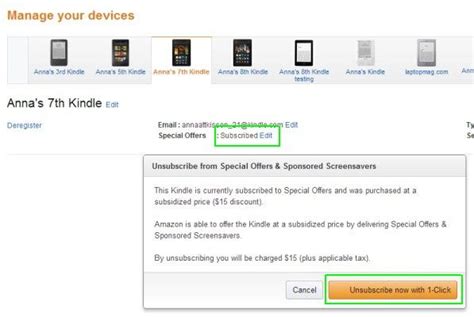 how to get ads off kindle