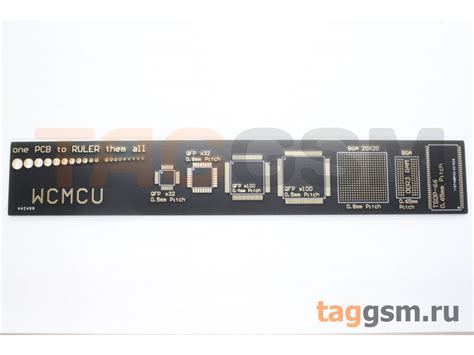 Макетная плата / линейка радиолюбителя 15см