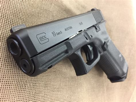 Glock Model 19 Gen5 9mm Auto Ameriglo Night Sights Saddle Rock Armory