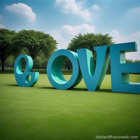 Love Guangming A Memphis Style Land Art Installation Stable