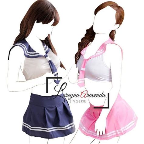 Jual Set Lingerie Baju Rok Sexy Model Cosplay Seragam Jepang Lg Navy Jakarta Utara