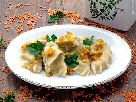 Pierogi z soczewicą czerwoną przepis PrzyslijPrzepis pl