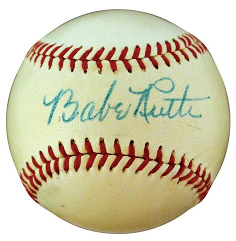 PSA Babe Ruth Signed Baseball Vintage Cards Highlight I Own It Now