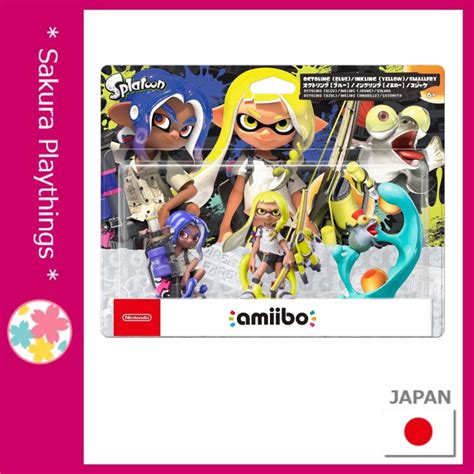 【amiibo】splatoon Series Triple Set Inkling Yellow Octoling Blue