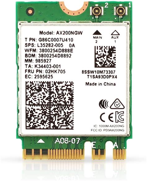 Amazon.com: Intel 3168NGW Dual Band Wireless-AC 3168 PCI-Express 802 ...