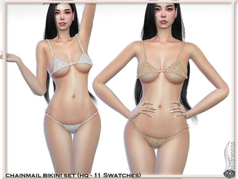 Chainmail Bikini Set Clothing Loverslab