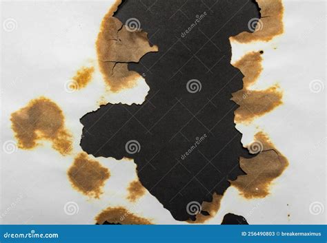 White Burned Paper Close Up Photo Stock Image Image Of Decorative