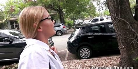 Busty Blonde Blows Huge Cock In Public Sloan Harper Tnaflix