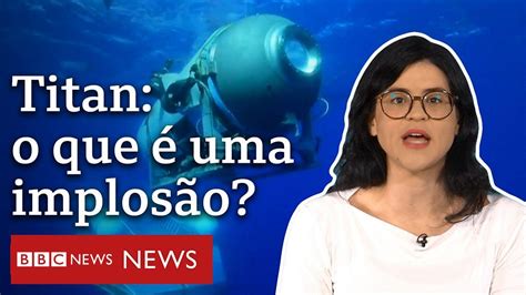 O Que é Uma Implosão Que Pode Ter Destruído Submarino Titan Bbc News