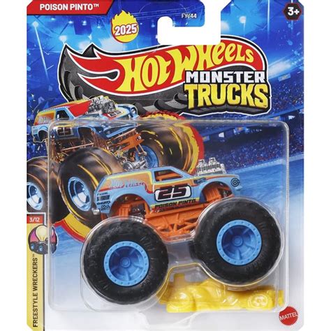 Hot Wheels 風火輪 Monster Trucks 怪獸卡車 大腳車 Poison Pinto 新款 蝦皮購物
