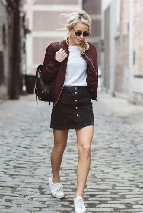Стильные образы с женскими кедами, 102 вдохновляющих фото - ohFashion.ru