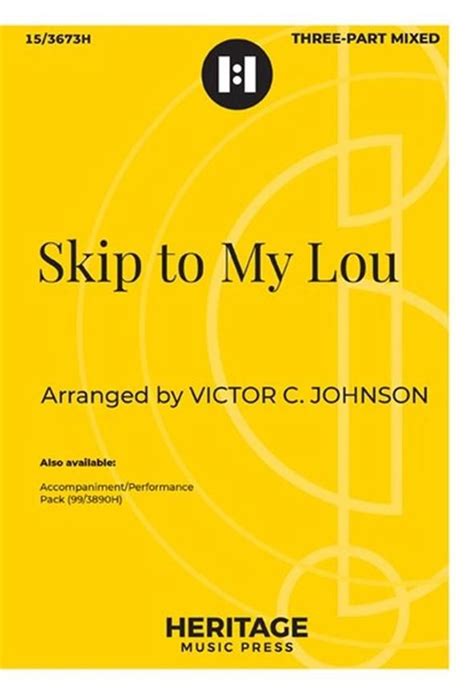 Skip To My Lou Piano Sheet Music