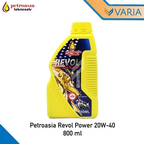 Jual Petroasia Revol Power SAE 20W 40 API SF 800 Ml 0 8 L Oli Mesin