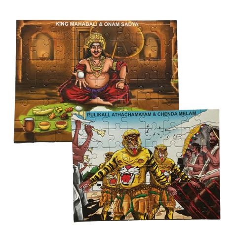 Buy Indian Festival Jigsaw Puzzle For Kids 48 Pieces Each Onam 2