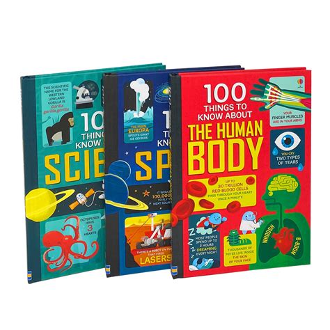 100 Things To Know About Space Science And Human Body 3 Books Set Col