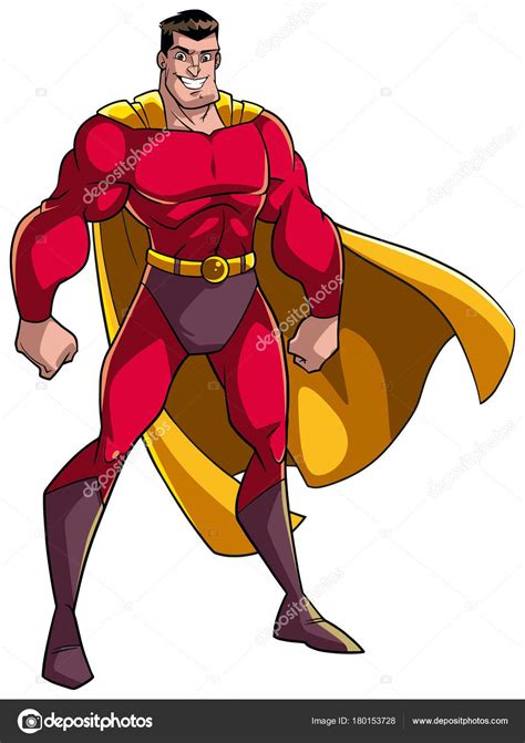 Superhero Standing Tall — Stock Vector © Malchev 180153728