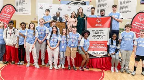 Ac Flora High Named Special Olympics National Banner Unified Champion
