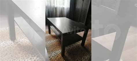 Журнальный стол IKEA lack Икеа Лакк 90х55х45 венге купить в Москве ...
