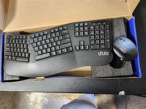 Ergonomic Wireless Keyboard And Mouse UHURU UEKM 20 Wireless Ergo