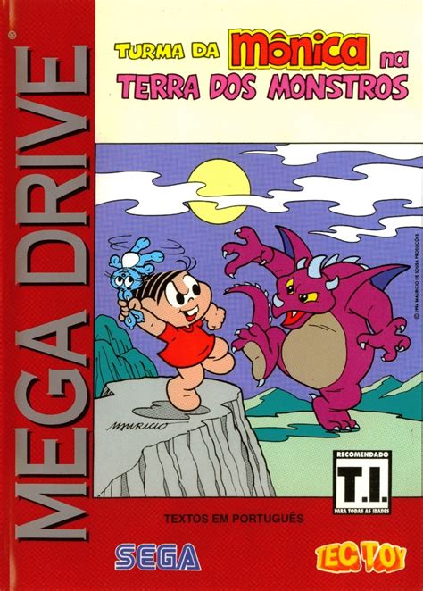Turma Da Monica Terra Dos Monstros - Turma da Mônica na Terra dos Monstros para Mega Drive (1993)