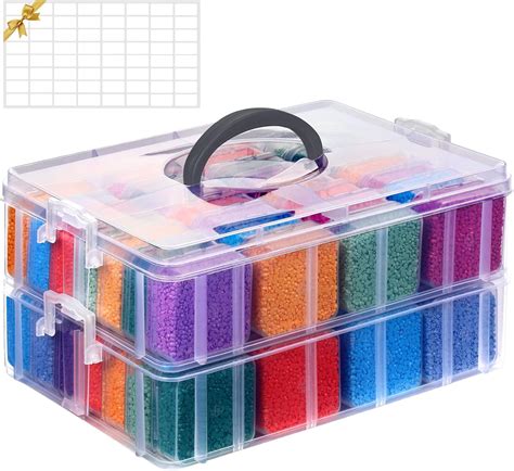 amazoncom douorgan bead organizer box  pcs small storage