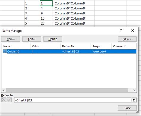 worksheet function - Excel: The Name of a Named Column - Super User