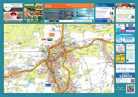dorking sited map